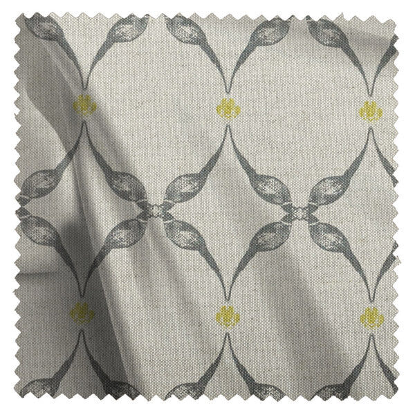 Pheasant & Feather in Pewter on Natural