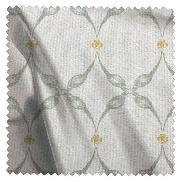 Pheasant & Feather in Verdigrey & Ochre